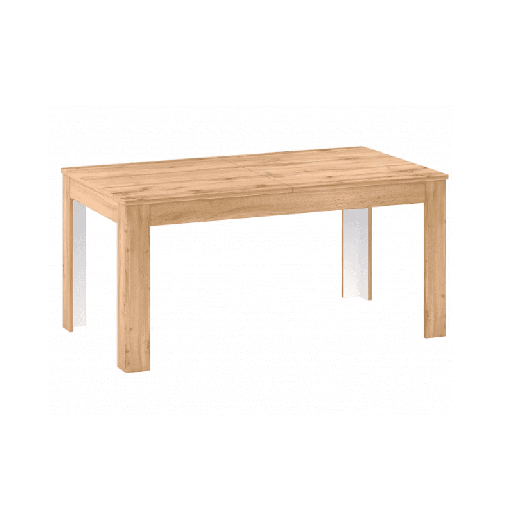 KONDELA Rozkladacia jedálenský stôl, dub apalačský, 160-200x90 cm, PUSAN S